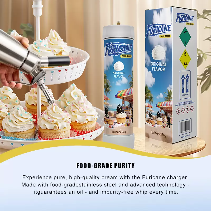 3000G 4.5L N2O Cream Charger Bulk - Image 3