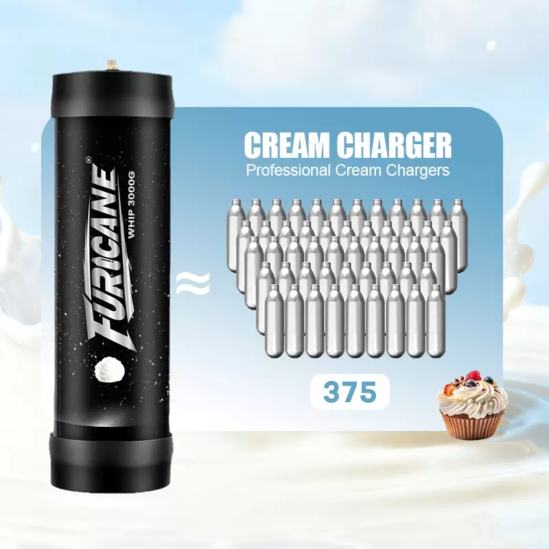 3000G 4.5L N2O Cream Charger Bulk Black - Image 4