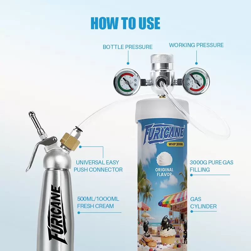 3000G 4.5L N2O Cream Charger Bulk - Image 5