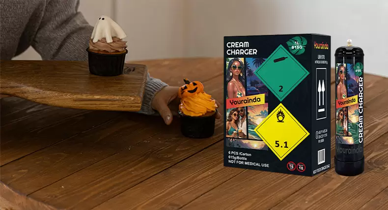 Make café-quality whipped cream at home or in your kitchen. One 615g tank replaces 75+ small chargers — no more mid-recipe interruptions. 100% food-grade N₂O, zero oily residue, pure taste every time. The YOURAINDA 1L (615g) high-capacity tank delivers 100% pure, food-grade nitrous oxide (N2O) with zero industrial aftertaste. Say goodbye to frequent cartridge swaps and maximize your back-of-house efficiency. Available in 4, 6, 8, and 12-pack wholesale bundles to lower your costs. Purest Culinary Experience: Filled with premium food-grade N2O, ensuring your whipped cream holds its shape longer and tastes fresher. We guarantee zero oily residue or metallic flavor, perfectly preserving the original taste of your ingredients. Maximum Workflow Efficiency: A single 615g tank replaces over 75 standard 8g chargers. This continuous, regulated gas flow prevents mid-shift interruptions, making it the ultimate time-saving upgrade for busy restaurants and bakeries. Universal Compatibility: Seamlessly connects to most standard whipped cream dispensers using a pressure regulator (sold separately) for a quick, plug-and-play setup. Eco-Friendly & Safe: Constructed from 100% recyclable, high-grade steel with advanced leak-proof technology to ensure secure storage and transport. Compatible with standard CGA320 regulators, available from $15-30 on Amazon