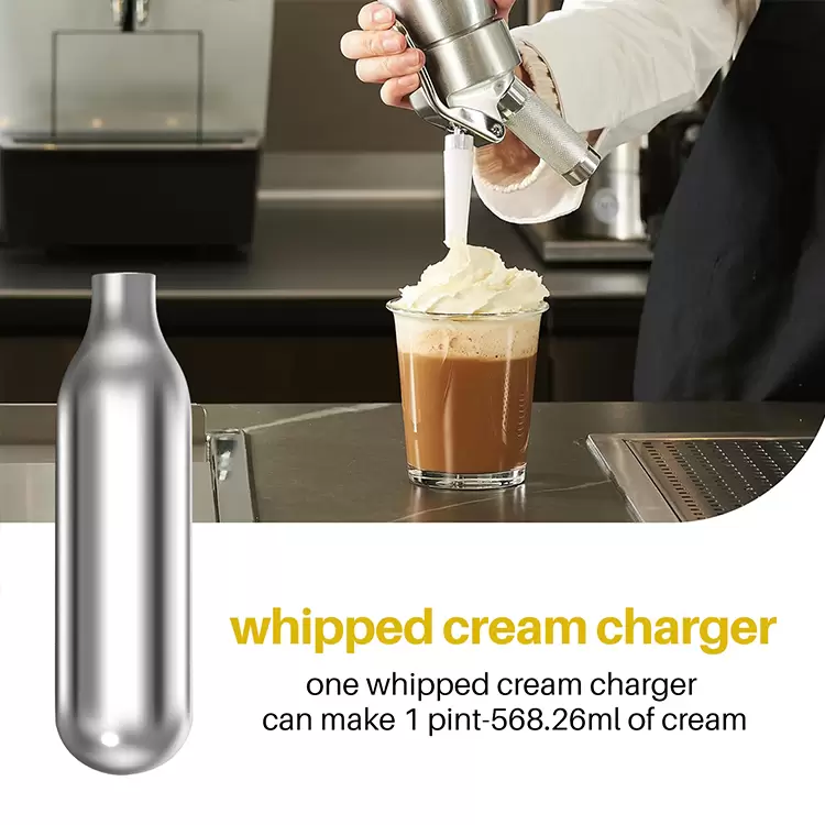 YOURAINDA 8g Standard Food-Grade Whipped Cream Chargers - 50 Pcs/Box (1-12 Box Bundles) | Universal N2O Cartridges - Image 3