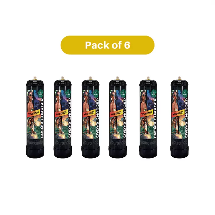 YOURAINDA 1L N2O Cream Charger Tank (615g) | Food Grade |  1-12 Pack Bundles | Free US Shipping - Image 10